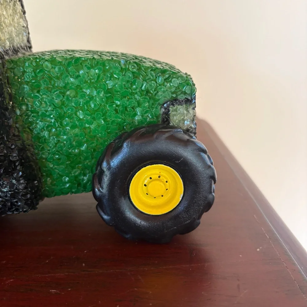 John Deere Tractor Table Dresser Nightlight Melted Plastic Popcorn